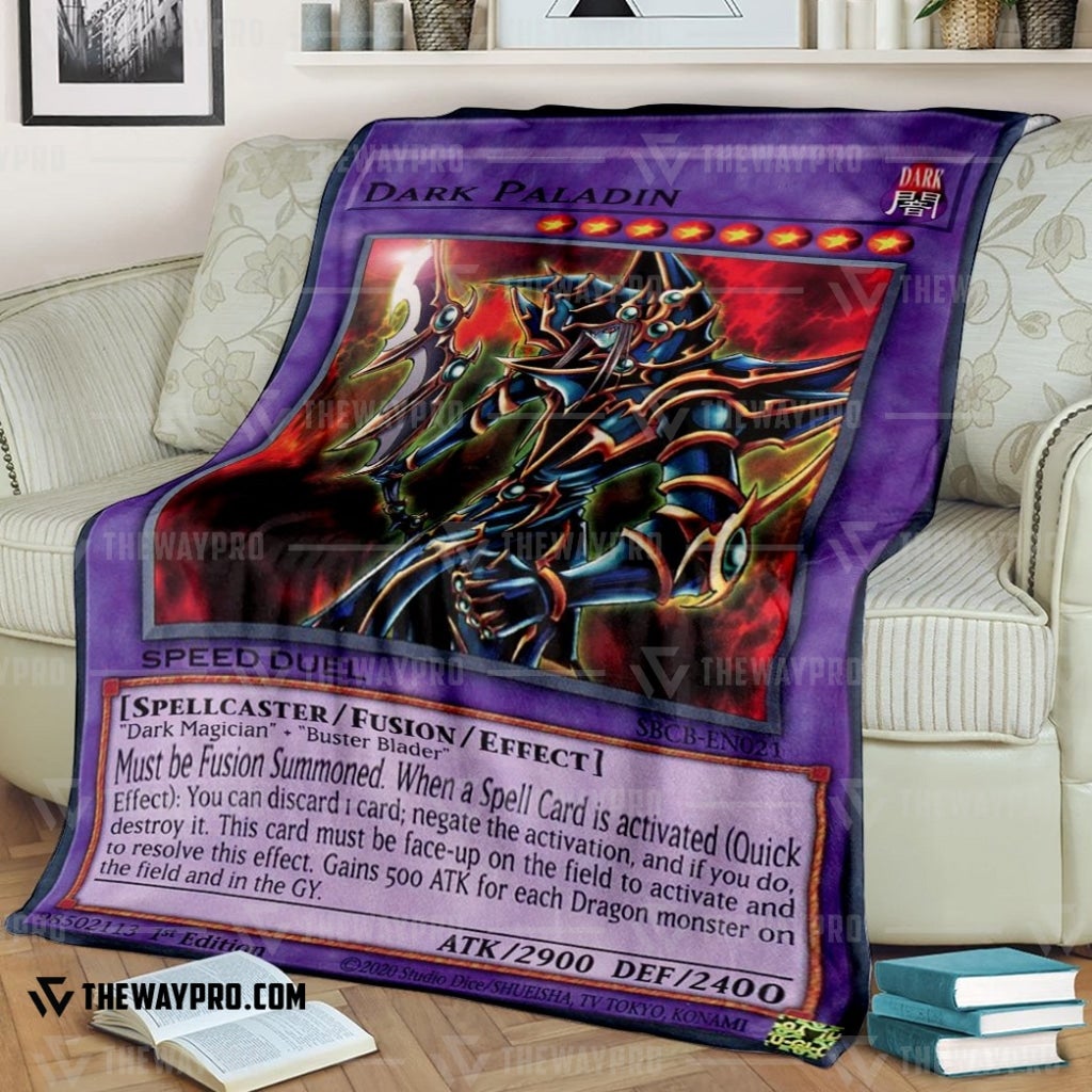 Yu Gi Oh Dark Paladin Card Soft Blanket Yu Gi Oh Dark Paladin Card Soft Blanket