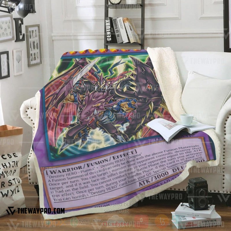 Yu Gi Oh Destiny End Dragoon Soft Blanket Yu Gi Oh Destiny End Dragoon Soft Blanket