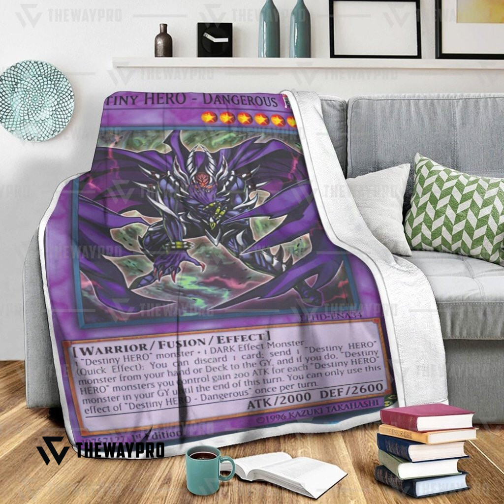 Yu Gi Oh Destiny Hero Dangerous Blanket Yu Gi Oh Destiny Hero Dangerous Blanket