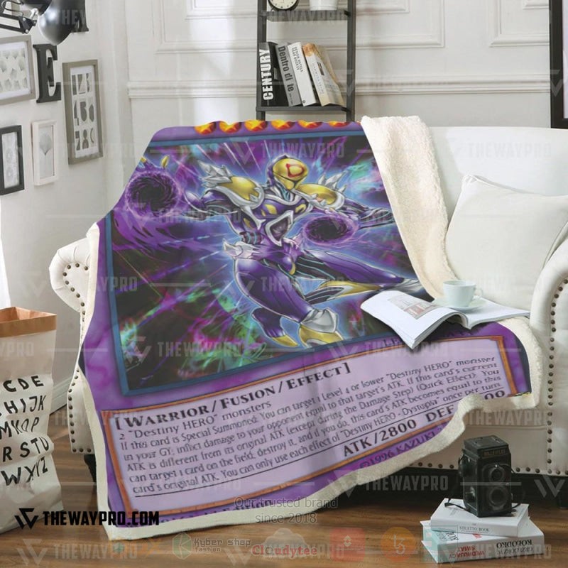 Yu Gi Oh Destiny Hero Dystopia Soft Blanket Yu Gi Oh Destiny Hero Dystopia Soft Blanket