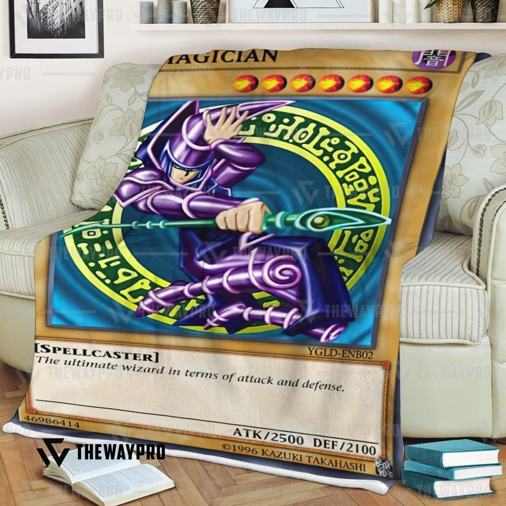 Yu Gi Oh Duel Links Cards Dark Magician Blanket Yu Gi Oh Duel Links Cards Dark Magician Blanket