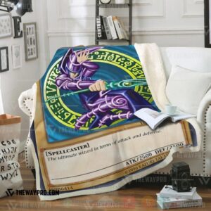 Yu Gi Oh Duel Links Cards Dark Magician Soft Blanket 2