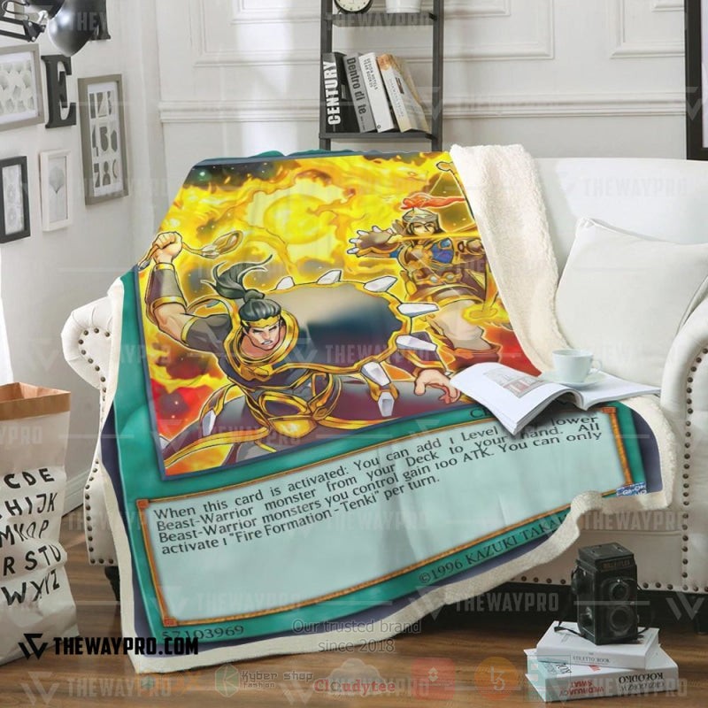 Yu Gi Oh Fire Formation Tenki Soft Blanket Yu Gi Oh Fire Formation Tenki Soft Blanket