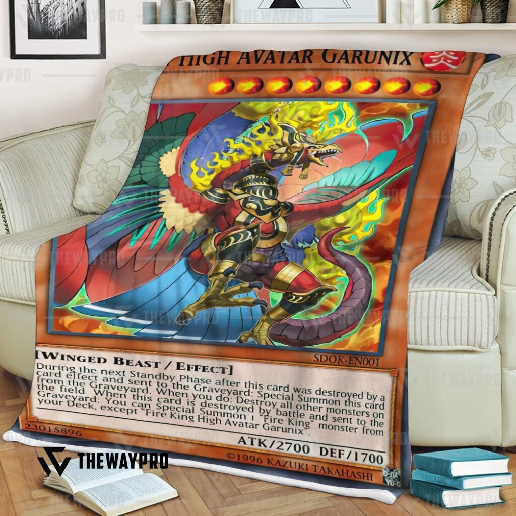 Yu Gi Oh Fire King High Avatar Garunix Blanket Yu Gi Oh Fire King High Avatar Garunix Blanket