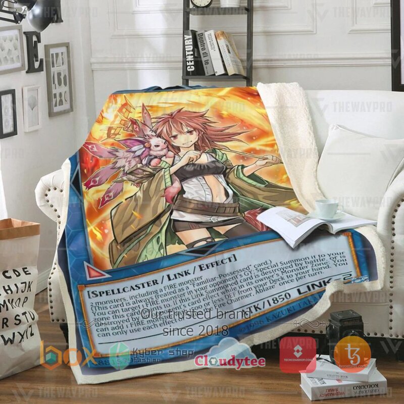 Yu Gi Oh Hiita The Fire Charmer Ablaze Custom Blanket Yu Gi Oh Hiita The Fire Charmer Ablaze Custom Blanket