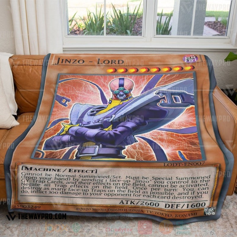 Yu Gi Oh Jinzo Lord Soft Blanket Yu Gi Oh Jinzo Lord Soft Blanket