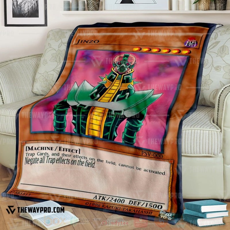 Yu Gi Oh Jinzo Soft Blanket Yu Gi Oh Jinzo Soft Blanket