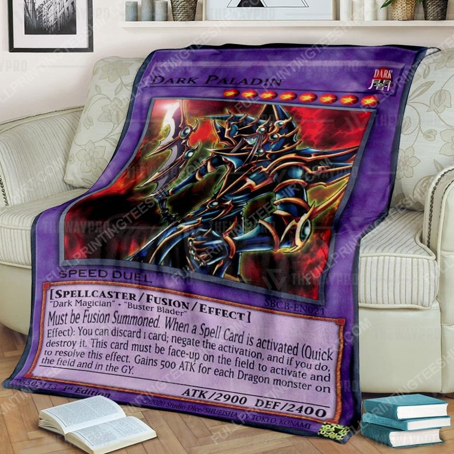 Yu Gi Oh King Of Games Dark Paladin Soft Blanket Yu Gi Oh King Of Games Dark Paladin Soft Blanket