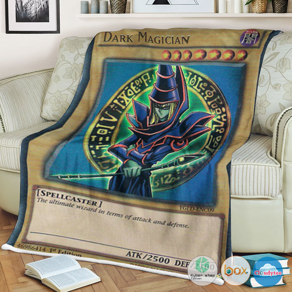 Yu Gi Oh Legend Of Blue Eyes Dark Magician Blanket Yu Gi Oh Legend Of Blue Eyes Dark Magician Blanket