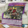 Yu Gi Oh Masked Hero Specter Crow Full Print Soft Blanket