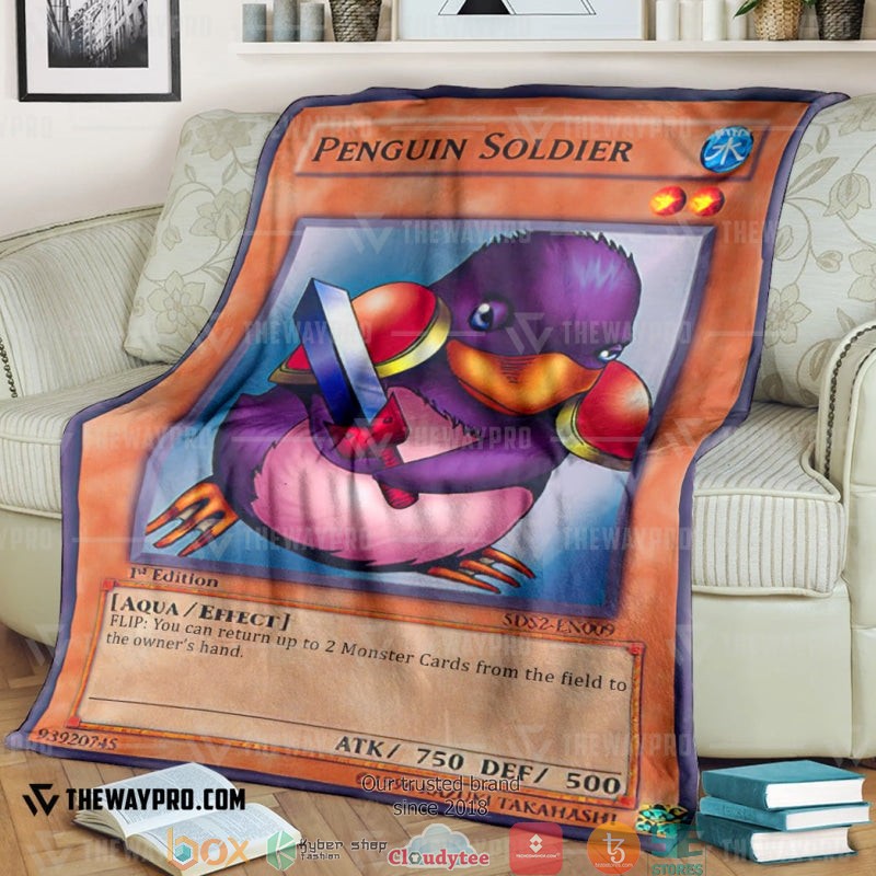 Yu Gi Oh Penguin Soldier Soft Blanket 2 Yu Gi Oh Penguin Soldier Soft Blanket 2