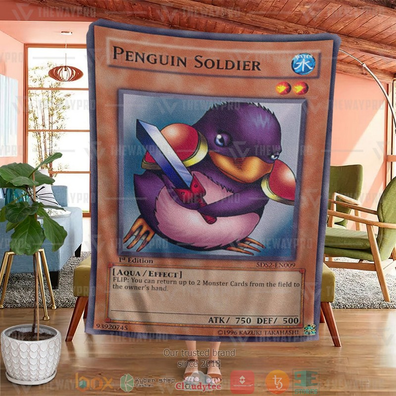 Yu Gi Oh Penguin Soldier Soft Blanket Yu Gi Oh Penguin Soldier Soft Blanket