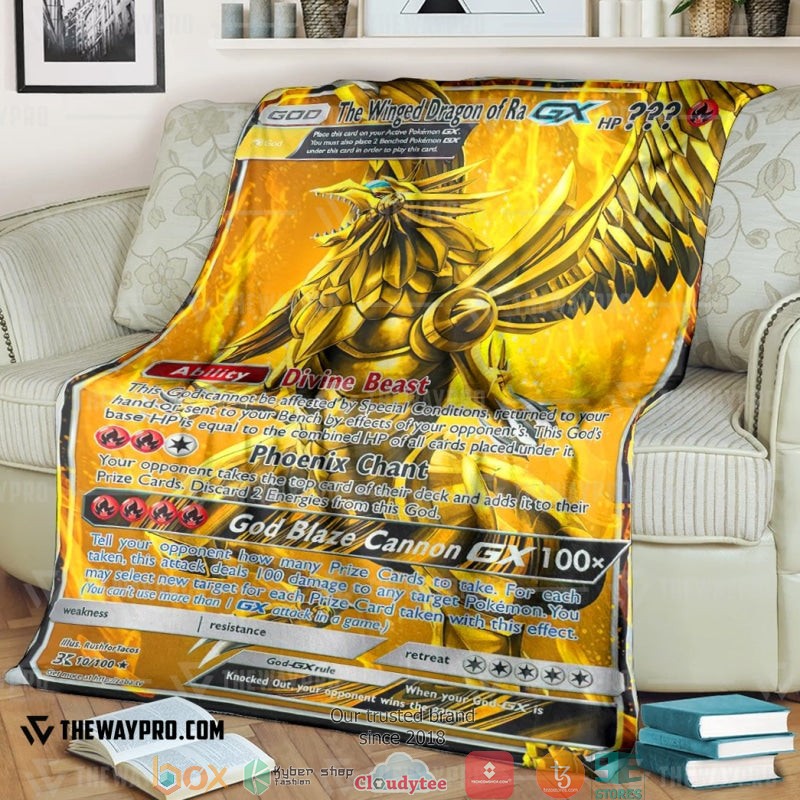 Yu Gi Oh Pkm The Winged Dragon Of Ra Soft Blanket 2 Yu Gi Oh Pkm The Winged Dragon Of Ra Soft Blanket 2