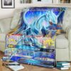 Yu Gi Oh Pokemon Blue Eyes White Dragon Gx Blanket