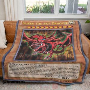 Yu Gi Oh Slifer The Sky Dragon Soft Blanket