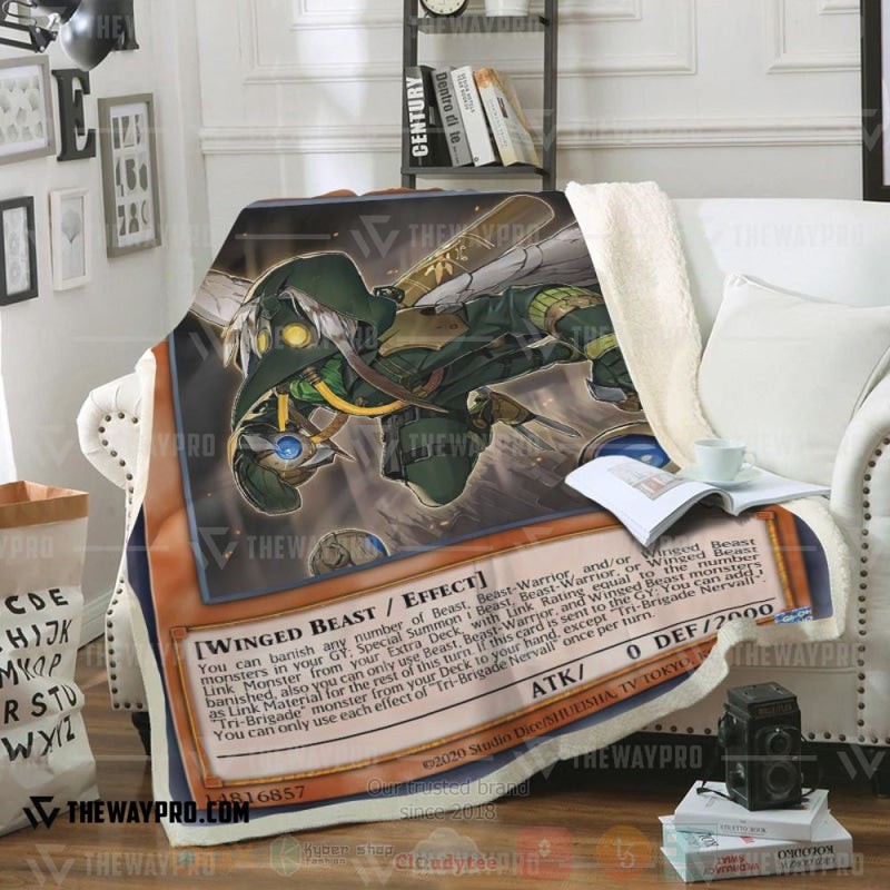 Yu Gi Oh Tri Brigade Nervall Soft Blanket Yu Gi Oh Tri Brigade Nervall Soft Blanket