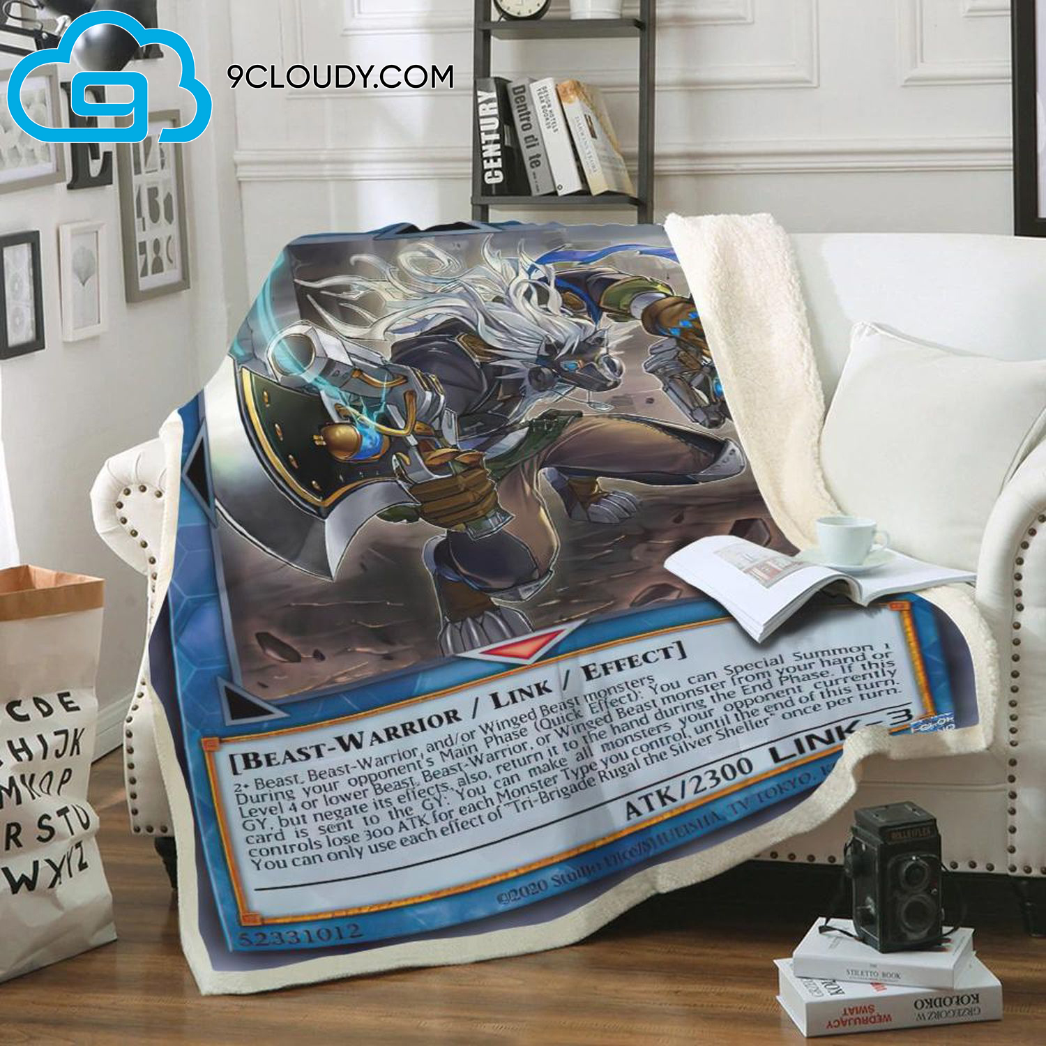 Yu Gi Oh Tri Brigade Rugal The Silver Sheller Full Print Soft Blanket Yu Gi Oh Tri Brigade Rugal The Silver Sheller Full Print Soft Blanket