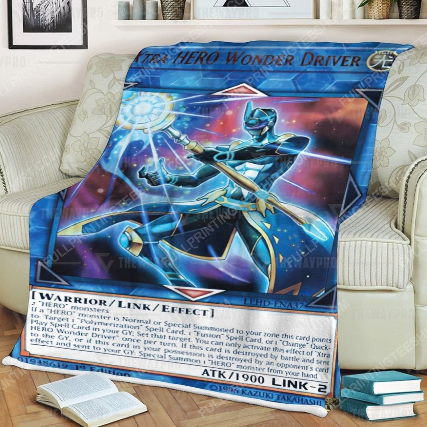 Yu Gi Oh Xtra Hero Wonder Driver Full Print Soft Blanket Yu Gi Oh Xtra Hero Wonder Driver Full Print Soft Blanket