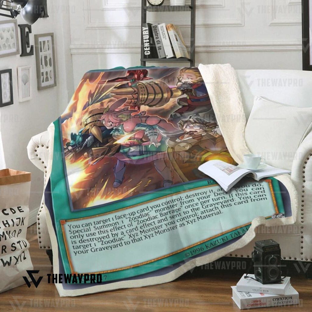 Yu Gi Oh Zoodiac Barrage Blanket Limited Edition Yu Gi Oh Zoodiac Barrage Blanket Limited Edition