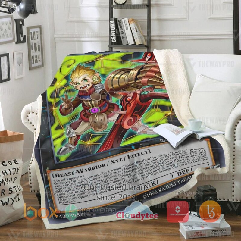 Yu Gi Oh Zoodiac Boarbow Blanket Yu Gi Oh Zoodiac Boarbow Blanket