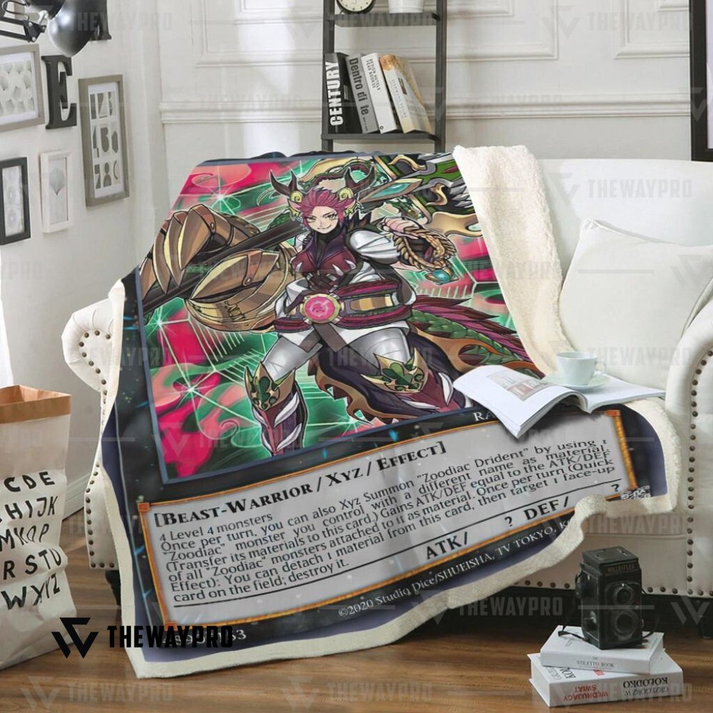 Yu Gi Oh Zoodiac Drident Blanket Yu Gi Oh Zoodiac Drident Blanket