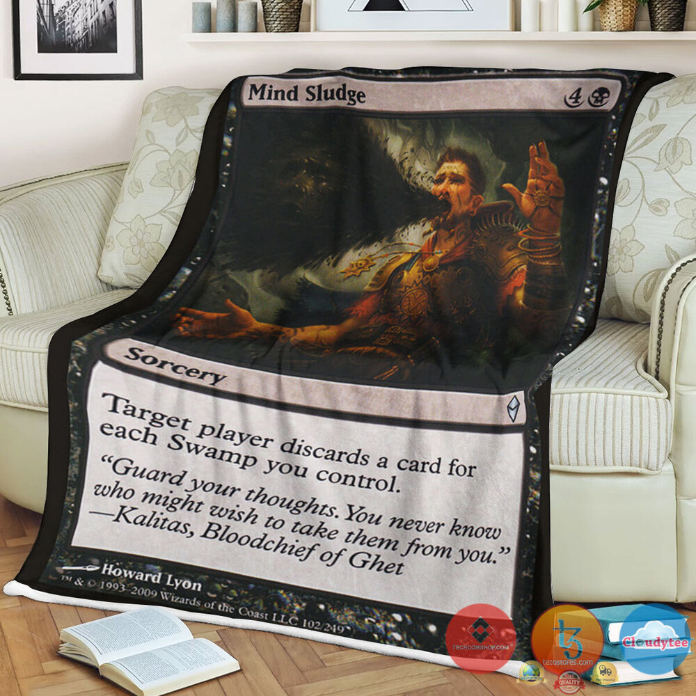 Zen 102 Mind Sludge Fleece Blanket Zen 102 Mind Sludge Fleece Blanket