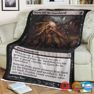 Zen 108 Quest For The Gravelord Fleece Blanket