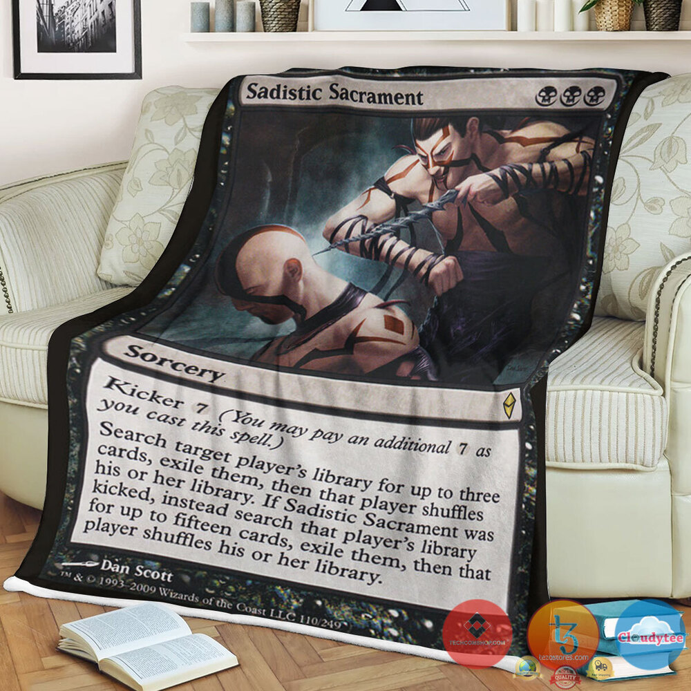 Zen 110 Sadistic Sacrament Fleece Blanket Zen 110 Sadistic Sacrament Fleece Blanket