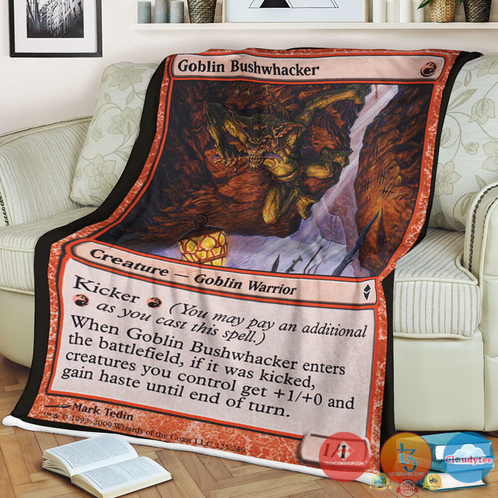 Zen 125 Goblin Bushwhacker Fleece Blanket Zen 125 Goblin Bushwhacker Fleece Blanket