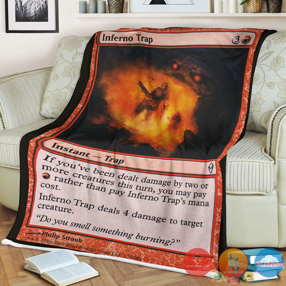 Zen 133 Inferno Trap Fleece Blanket Zen 133 Inferno Trap Fleece Blanket