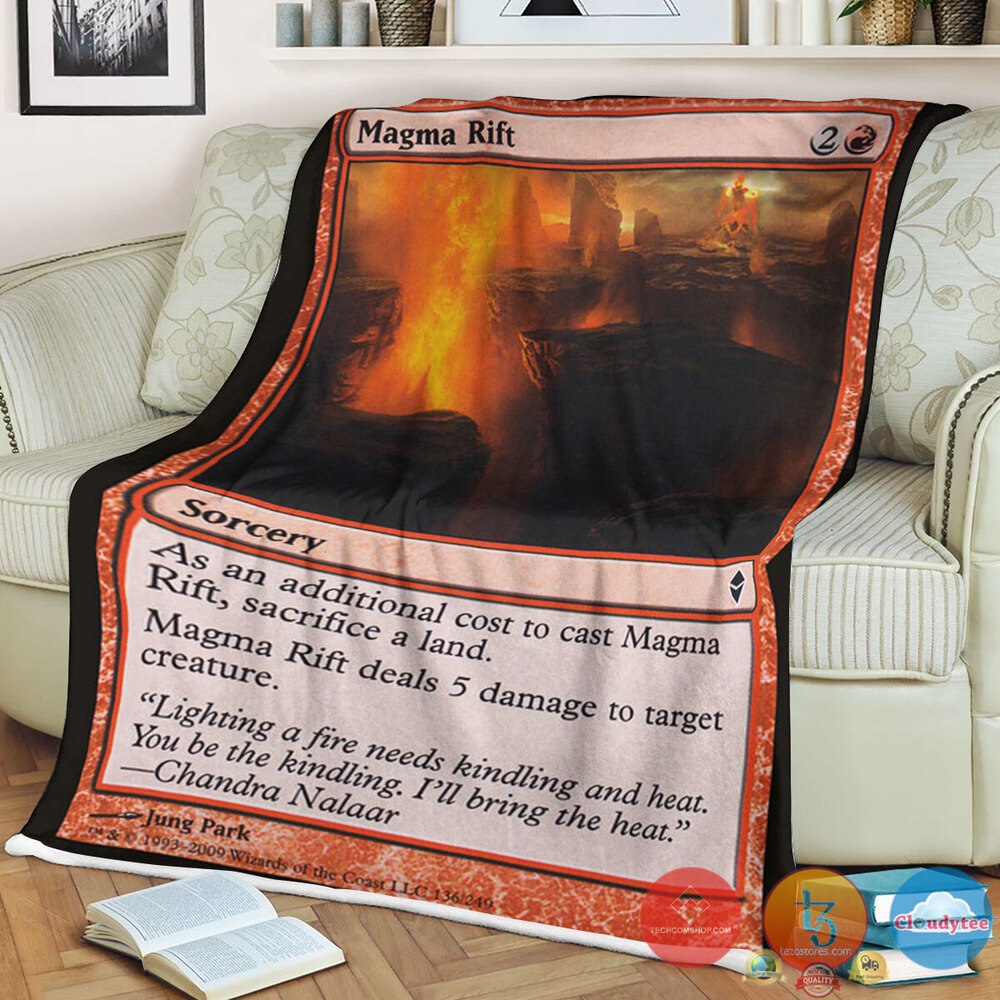 Zen 136 Magma Rift Fleece Blanket Zen 136 Magma Rift Fleece Blanket