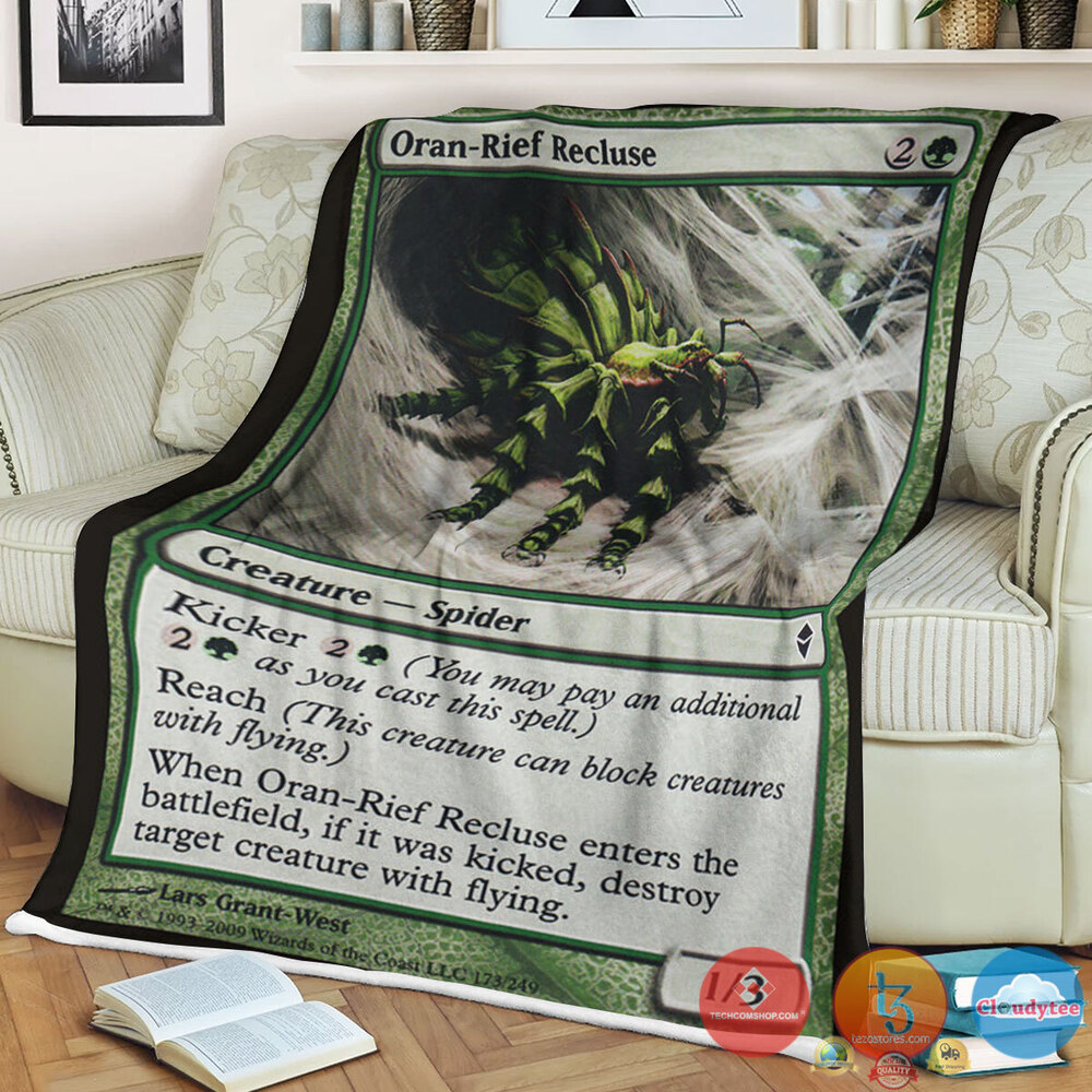 Zen 173 Oran Rief Recluse Fleece Blanket Zen 173 Oran Rief Recluse Fleece Blanket