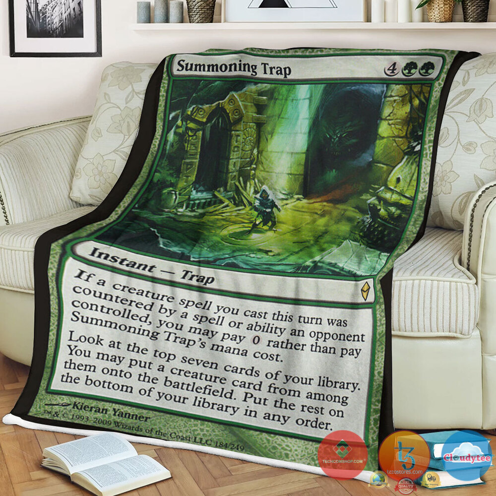 Zen 184 Summoning Trap Fleece Blanket Zen 184 Summoning Trap Fleece Blanket