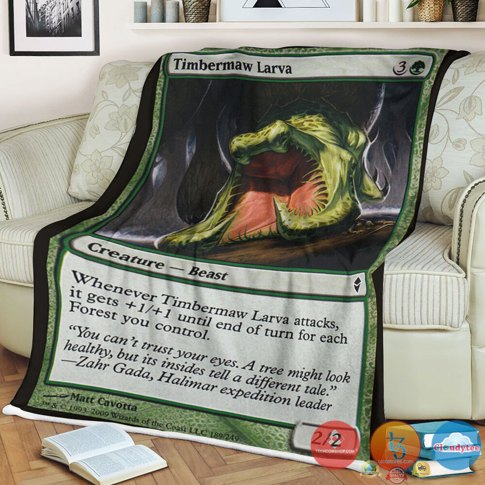 Zen 189 Timbermaw Larva Fleece Blanket Zen 189 Timbermaw Larva Fleece Blanket