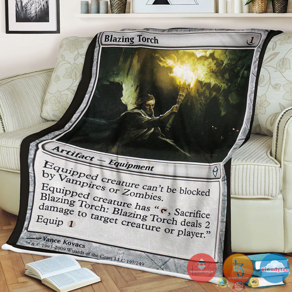 Zen 197 Blazing Torch Fleece Blanket Zen 197 Blazing Torch Fleece Blanket