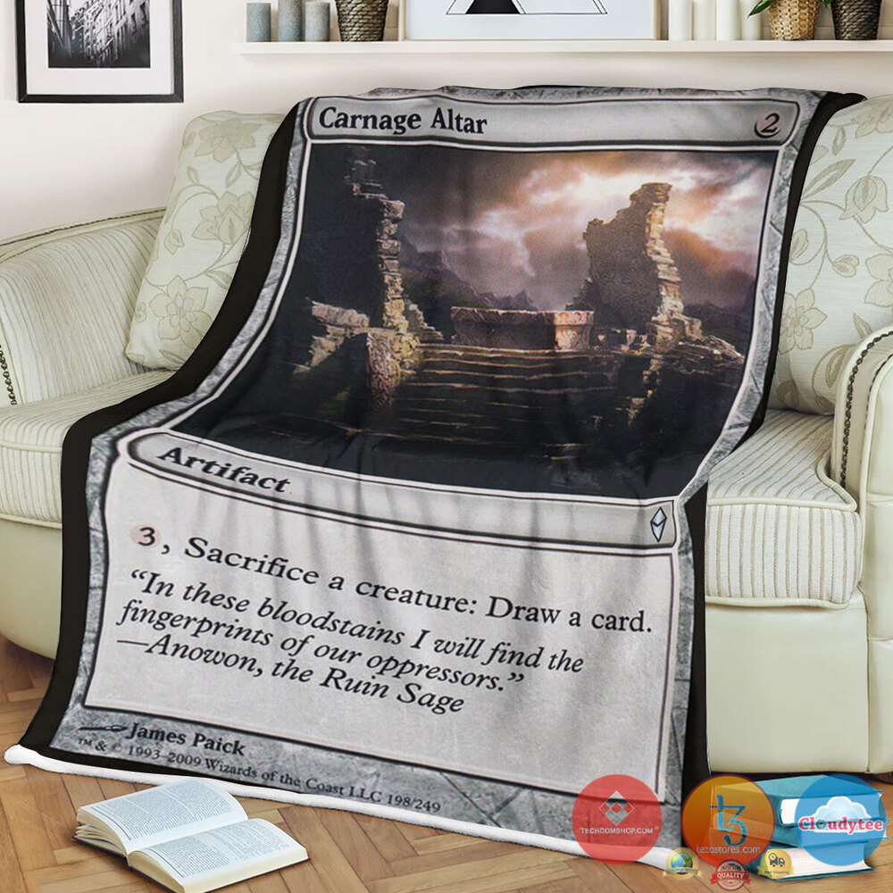 Zen 198 Carnage Altar Fleece Blanket Zen 198 Carnage Altar Fleece Blanket