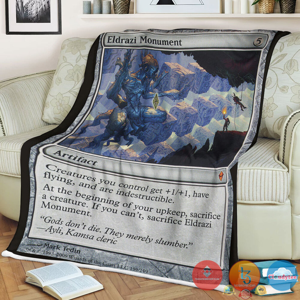 Zen 199 Eldrazi Monument Fleece Blanket Zen 199 Eldrazi Monument Fleece Blanket