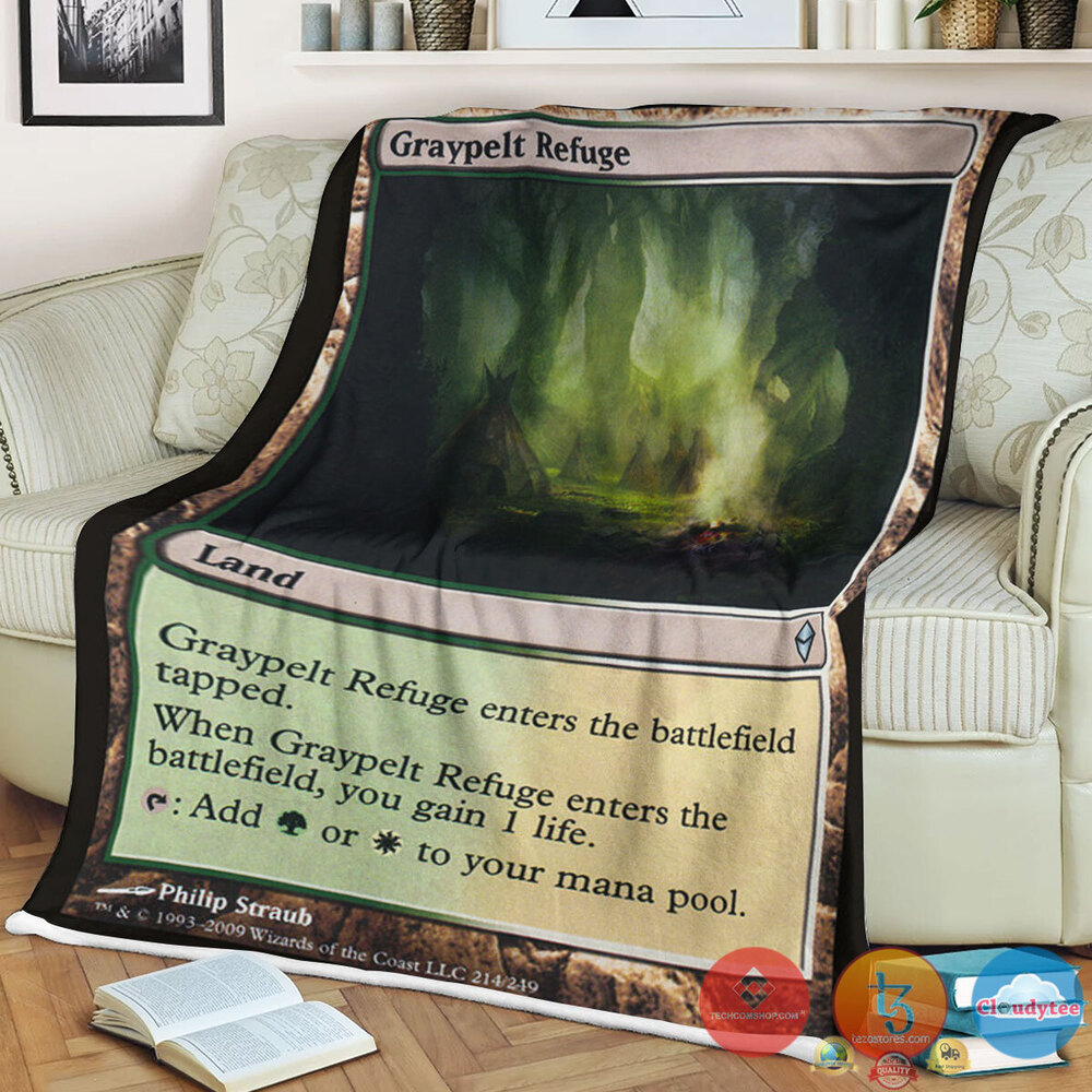 Zen 214 Graypelt Refuge Fleece Blanket Zen 214 Graypelt Refuge Fleece Blanket