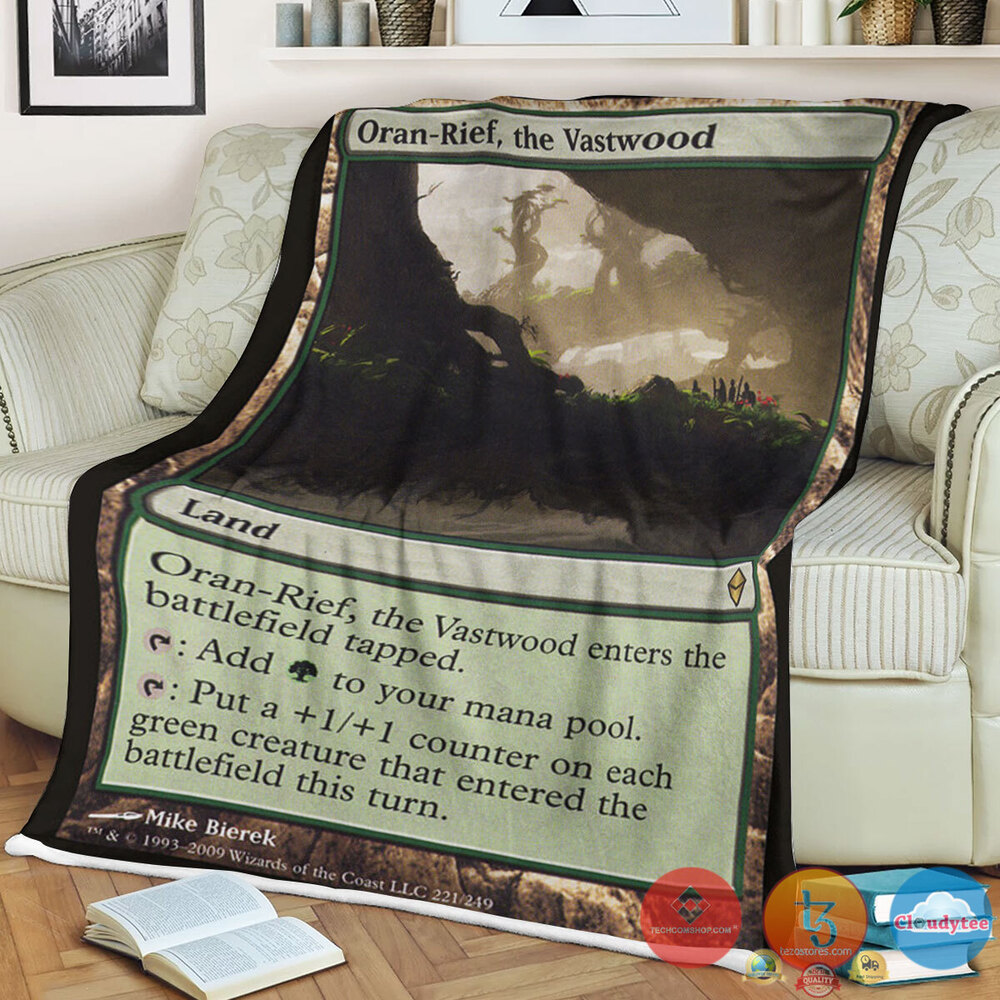 Zen 221 Oran Rief The Vastwood Fleece Blanket Zen 221 Oran Rief The Vastwood Fleece Blanket
