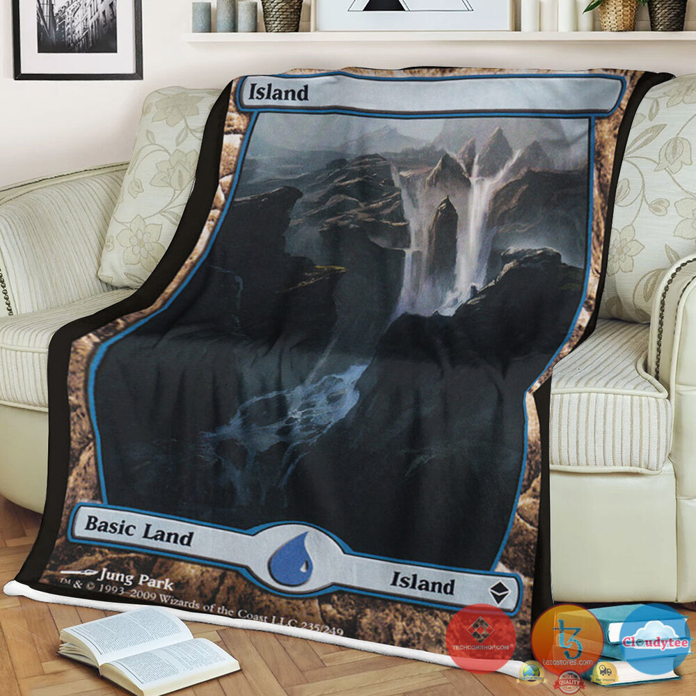 Zen 235 Island Fleece Blanket Zen 235 Island Fleece Blanket