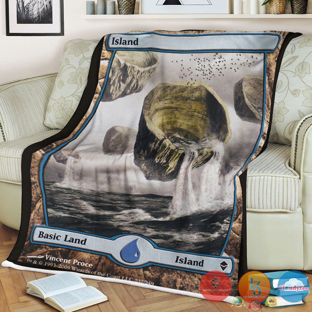 Zen 237 Island Fleece Blanket Zen 237 Island Fleece Blanket