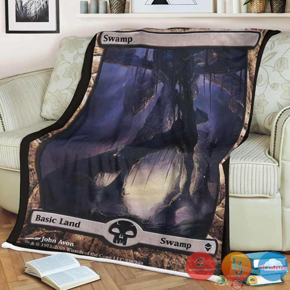 Zen 238 Swamp Fleece Blanket Zen 238 Swamp Fleece Blanket