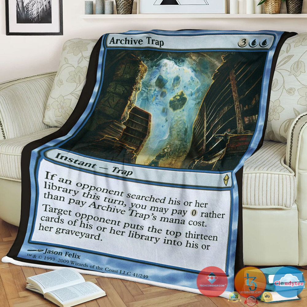 Zen 41 Archive Trap Fleece Blanket Zen 41 Archive Trap Fleece Blanket
