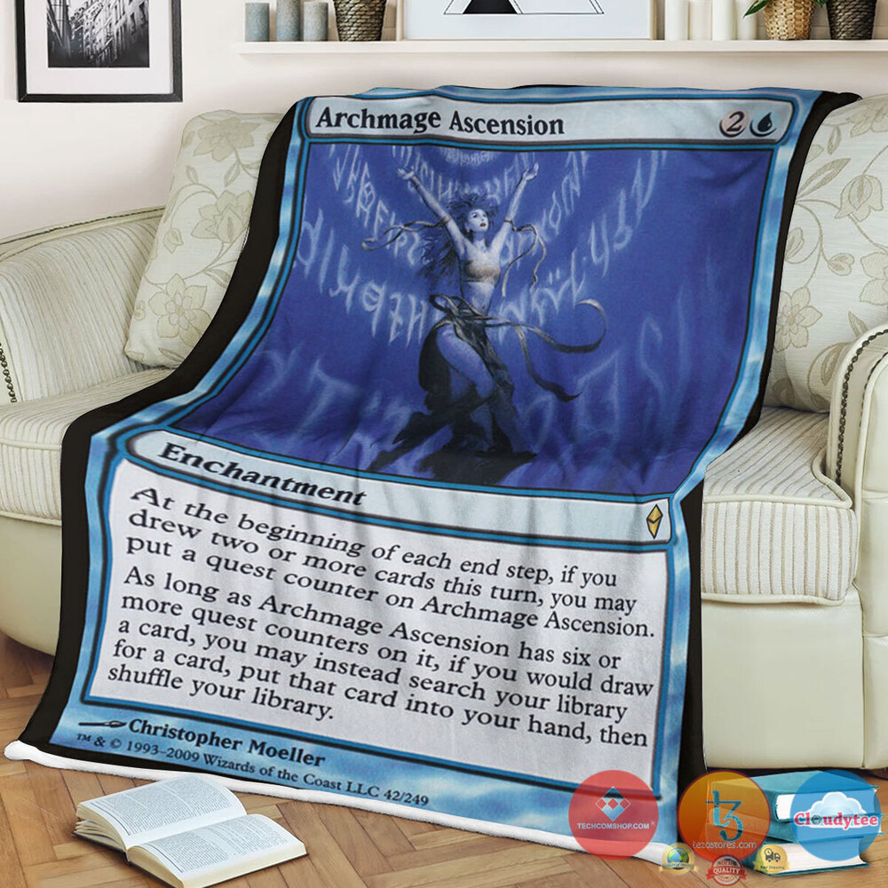 Zen 42 Archmage Ascension Fleece Blanket Zen 42 Archmage Ascension Fleece Blanket