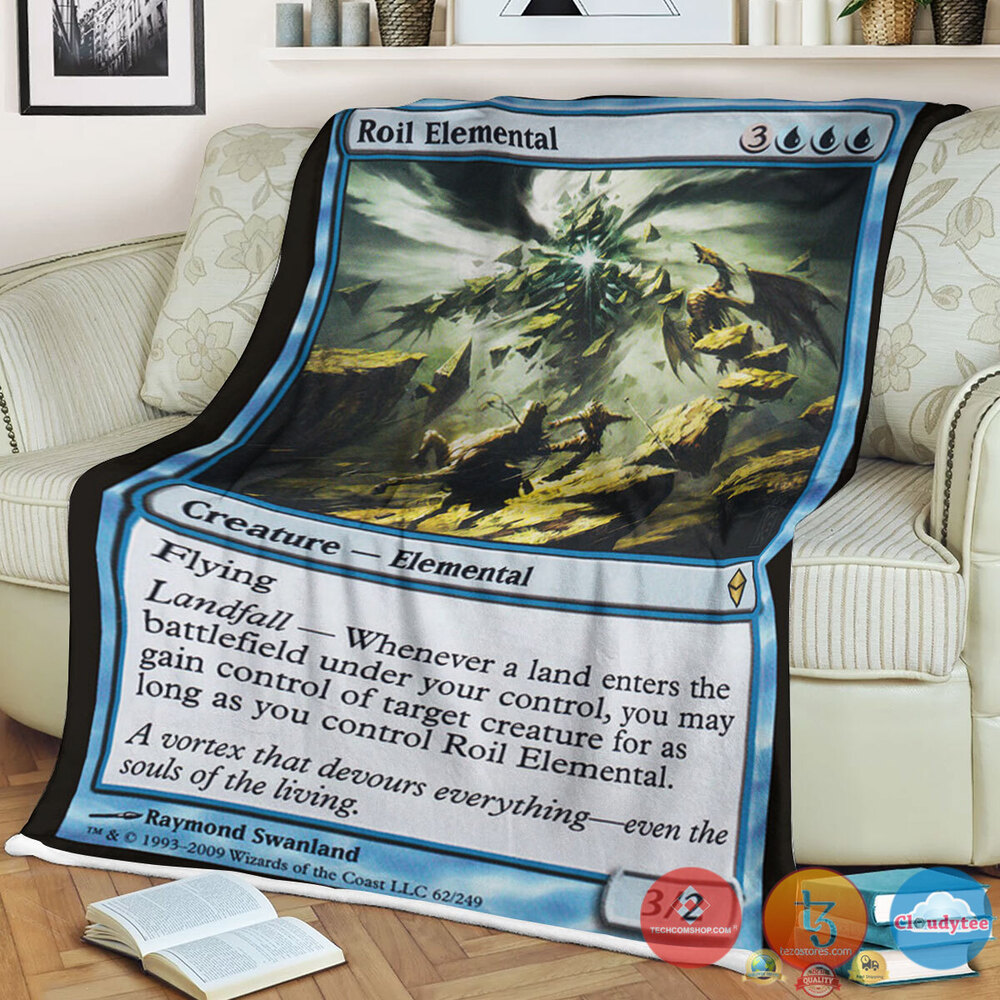 Zen 62 Roil Elemental Fleece Blanket Zen 62 Roil Elemental Fleece Blanket