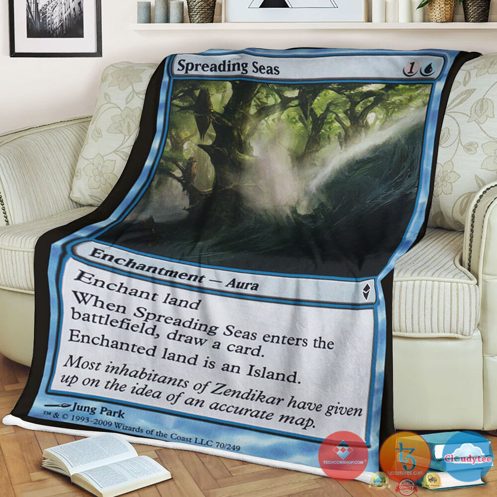 Zen 70 Spreading Seas Fleece Blanket Zen 70 Spreading Seas Fleece Blanket