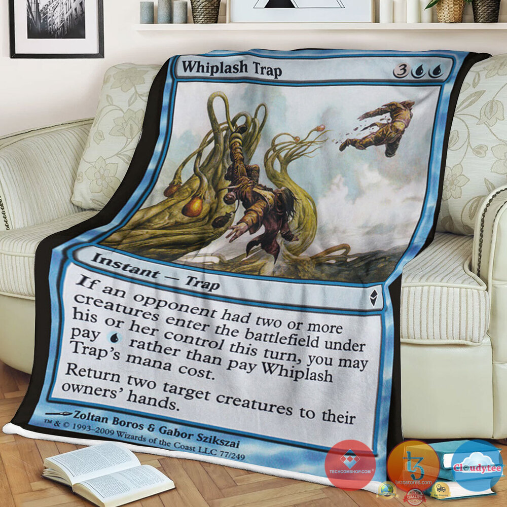 Zen 77 Whiplash Trap Fleece Blanket Zen 77 Whiplash Trap Fleece Blanket