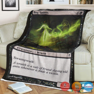 Zen 84 Bog Tatters Fleece Blanket