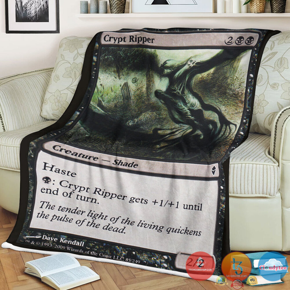 Zen 85 Crypt Ripper Fleece Blanket Zen 85 Crypt Ripper Fleece Blanket