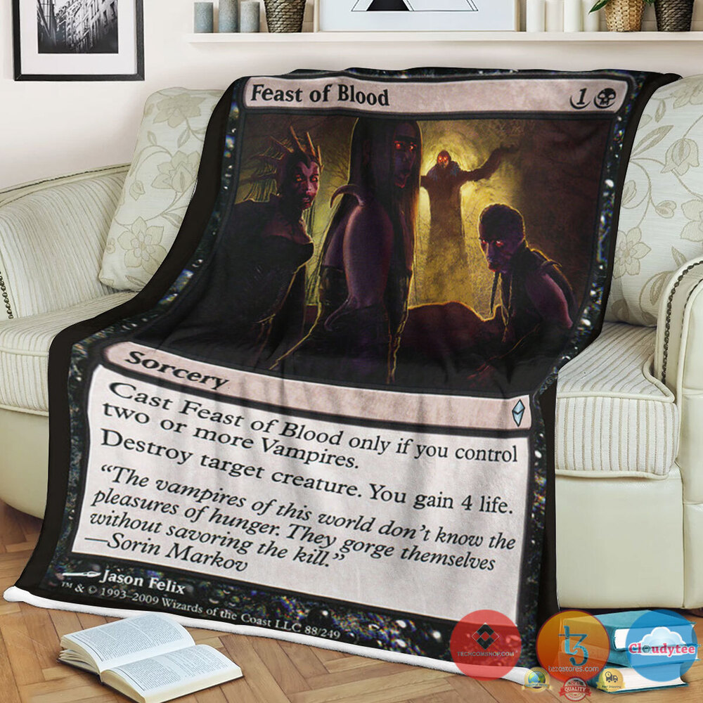 Zen 88 Feast Of Blood Fleece Blanket Zen 88 Feast Of Blood Fleece Blanket